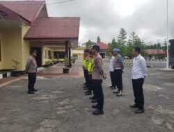 Personil Polres Bener Meriah Lakukan Patroli Monitoring Tahapan Pemilu 2023–2024