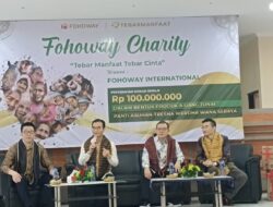 Fohoway International memenuhi tanggung jawab sosialnya dengan komitmen “Cinta Tanpa Batas dan Kebajikan”