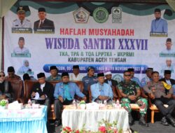 Kasdim 0106/ Ateng Hadiri Wisuda Santri Xxxvii Tka, adiri Tpa Dan Tqa Se- Kab. Aceh Tengah.