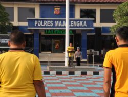 Polres Majalengka Gelar Olahraga Bersama untuk Jaga Ketahanan Tubuh.