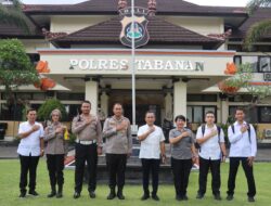 Kapolres Tabanan Sambut Tim Mabes Polri Dan Kemenpan RB Pengecekan Pelayanan Publik