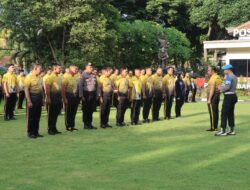 Kapolres Tabanan Pimpin Apel OMB Dan di Rangkaikan Dengan Apel Olahraga Bersama