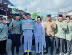 Kafilah Bener Meriah Ikuti Pawai Ta’aruf MTQ ke-36 Provinsi Aceh di Simeulue.