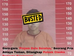 Gara-gara ‘Pinjam Dulu Seratus,’ Seorang Pria Aniaya Teman, Ditangkap Polsek Cisoka Polresta Tangerang. 