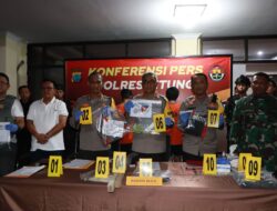 Polda Sulut Tahan 7 Tersangka Bentrok di Bitung.