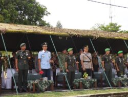 Wakapolres Majalengka Hadiri Upacara Serah Terima Jabatan Danyonif 321/Galuh Taruna.