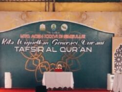 Hasil Karya Cabang Kaligrafi Aceh Timur Suguhkan Penampilan Terbaik di MTQ Ke-36 di Simeuleu.