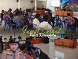 Jum’at Curhat Polres Karangasem, Himbau Masyarakat Untuk Turut Menjaga Situasi Kamtibmas Jelang Pemilu 2024