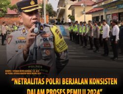 Apel OMB, Ka Pusdal Ops ; Netralitas Polri Berjalan Konsisten Dalam Proses Pemilu 2024