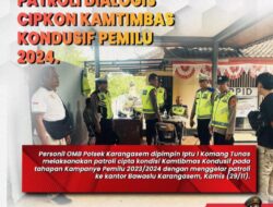 Patroli Dialogis ke Bawaslu, Cipkon Kamtibmas Kondusif Pemilu 2024
