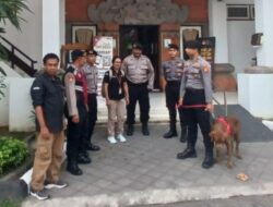 Polda Bali Perketat Pengamanan Kantor KPU Bali