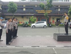 Tahapan Kampanye Operasi Mantap Brata 2023 – 2024, Polrestabes Kawal Kunjungan Capres Anies di Medan.