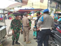 Sampaikan Pesan Kamtibmas Dan Ajak Pemilu Damai, Melalui Patroli 3 Pilar.