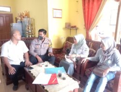 Bripka Mochamad Ali Akbar, Bhabinkamtibmas Polsubsektor Sindang, Jalin Sinergi dengan Pendamping PKH dan TKSK BPNT.