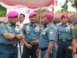 Dankormar Dampingi Panglima TNI dan Kapolri Kunjungan Kerja di Wilayah.