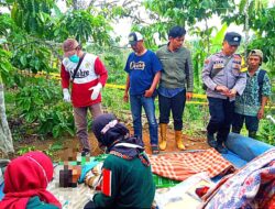 Gerak Cepat Polisi Datangi Lokasi TKP Orang Gantung Diri.