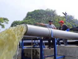 Arief R. Wismansyah Tinjau Pompa Pengendali Air.