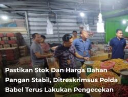 Ditreskrimsus Polda Cek Stok dan Harga Bahan Pangan Terus Stabil