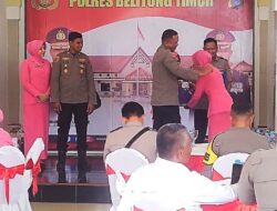 Dua Anggota Polres Belitung Timur Mutasi Ke Bangka