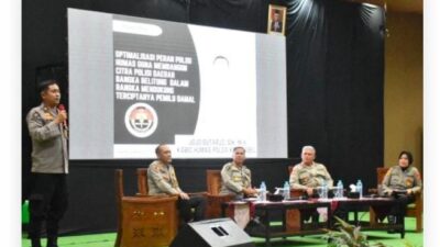 Jadi Narsum Diskusi Panel Rakorbin SDM Dan PNS Polda Babel, Kompol Iqbal Sampaikan Penting Jaga Netralitas Anggota Polri