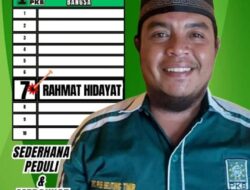 Fahmi (Rahmat Hidayat) No.7 Ikut Nyalon DPRD Kab.Belitung Timur Dapil 2 Dari PKB (Partai Kebangkitan Bangsa)