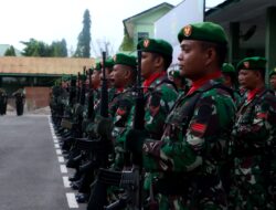 Dandim Pimpin Pagelaran Upacara Hari Juang TNI AD Ke 78 di Kodim 0104/Atim