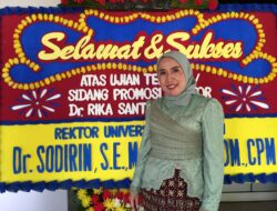 Dr Rika Santina SH MH Dosen Universitas Sang Bumi Ruwa Jurai Berhasil Dapat Gelar Doktor ilmu Hukum