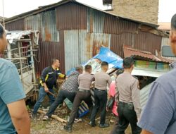 Polsek Percut Sei Tuan kembali melakukan penggerebekan dan merobohkan pondok Narkoba