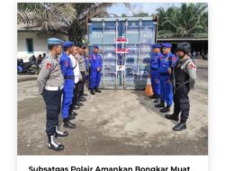 Subsatgas Polair Amankan Bongkar Muat Surat Suara Untuk Babel