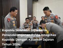 Kapolda Babel, Penyerahan Dan Penandatamganan DIPA