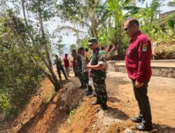 Sinergitas Tiga Pilar Di Cikijing Cek Lokasi Rawan Bencana Alam Jelang Musim Penghujan.