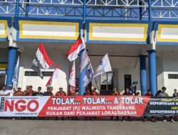 Puluhan Aliansi Masyarakat Kota Tangerang Kembali Turun Kejalan Tolak PJ Walikota Dari Pusat