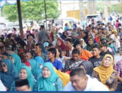 Pelaksanaan Kegiatan Program Bupati Sapa Desa, JKK dan JKM 1 Desa 100 Pekerja Rentan di Bilah Hilir.