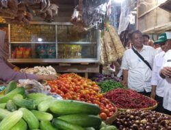 Jamin Ketersediaan Kebutuhan Pokok Menjelang NATARU, Sekda Majalengka Monitoring Pasar dan Panen Cabe.