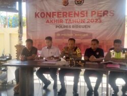 Konferensi Pers Akhir Tahun 2023 Polres Bireuen