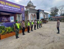 Ciptakan Rasa Aman, Kodim 0106/Ateng Siagakan Personel Pos Pam Nataru