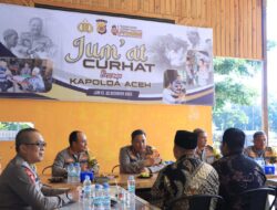 Keresahan Masyarakat Terkait Marak nya Kedatangan Ronghiya Ke Aceh Terjawab di Jum,at Curhat Bersama Kapolda Aceh.