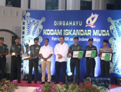 Kapolda bersama Wakapolda Aceh Hadiri Syukuran HUT Ke-67 Kodam IM