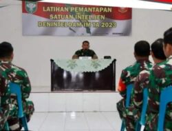 Latihan Pemantapan Satuan Intelijen Kodam IM . TA 2023 Resmi Ditutup Danrindam IM Kolonel Inf Trijoko Adiwiyono SH. M.Si