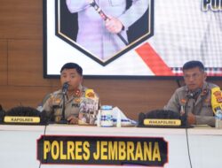 Kapolres Jembrana Pimpin Rapat Anev GO Bulanan Untuk Evaluasi Situasi Kamtibmas dan Persiapan Pemilu 2024