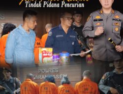 Pencurian Susu Formula di Jepit Paha, Polres Karangasem Gelar Press Release