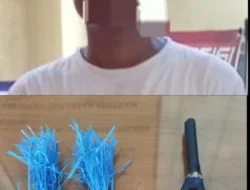 Tim Resmob Maesa Bitung Mengamankan Pelaku Penganiayaan Dengan Menggunakan Senjata Tajam.