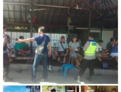 Wujudkan Pilkada Damai, OMB Polres Karangasem di Kecamatan Abang