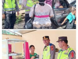 Pilkada Damai, OMB Polres Karangasem di Kecamatan Rendang
