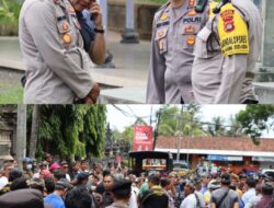 Kapolres Karangasem Pimpin Pengamanan Kegiatan Sidang Lanjutan Gugatan Perdata Melawan Hukum Desa Adat Bugbug di Pengadilan Negeri Amlapura