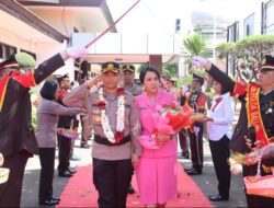 Kegiatan Pisah Sambut Kapolres Jembrana di Mapolres Jembrana