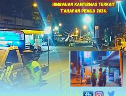 Personil Polsek Padangbai Patroli Malam Hari Sambil Dialogis Berikan Himbauan Kamtibmas Terkait Tahapan Pemilu 2024