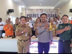 Rapat Koordinasi Eksternal Ops Lilin Agung 2023 Pengamanan Perayaan Natal dan Tahun Baru 2024 di Polres Jembrana