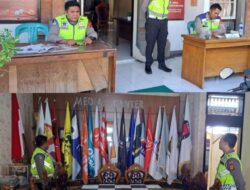 Polres Karangasem Perketat Pengamanan Kantor KPU dalam Operasi Mantap Brata Tahun 2023