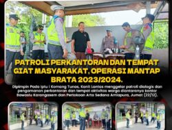 Patroli Perkantoran dan Tempat Giat Masyarakat, Operasi Mantap Brata 2023/2024